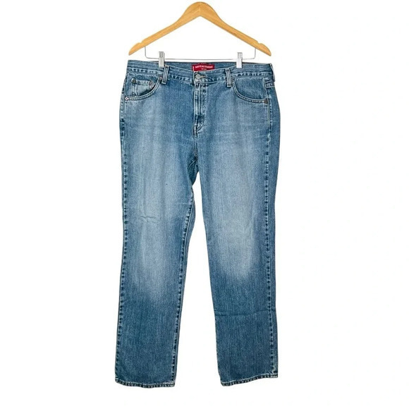 Levi's Nouveau Low‎ Straight 505 Jeans Women Plus Size 16 - Picture 1 of 8